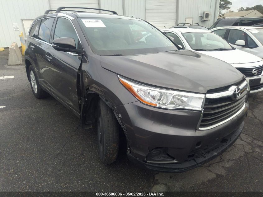 2015 TOYOTA HIGHLANDER LE - 5TDBKRFH7FS102440