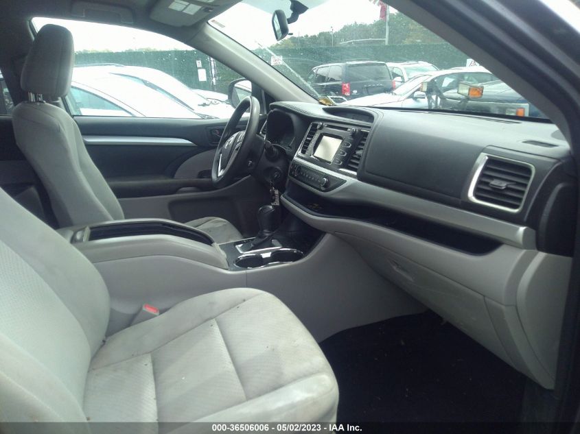 2015 TOYOTA HIGHLANDER LE - 5TDBKRFH7FS102440