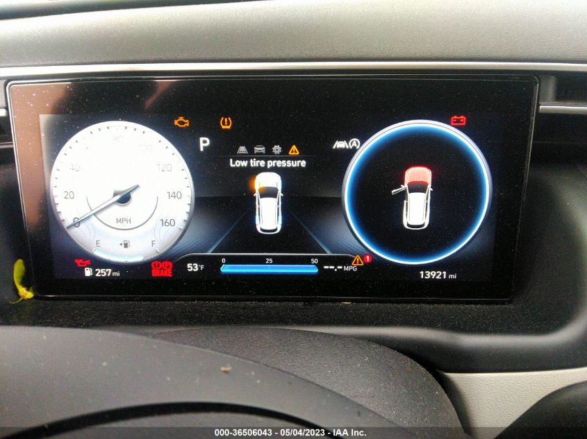 2022 HYUNDAI TUCSON SEL - 5NMJFCAE5NH018287