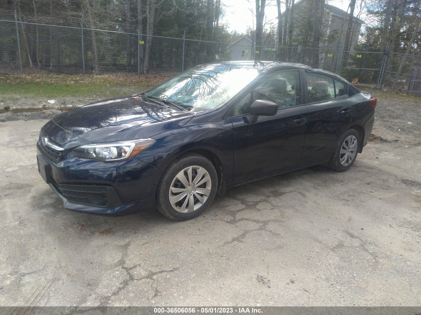 VIN 4S3GKAB69M3601847 2021 SUBARU IMPREZA