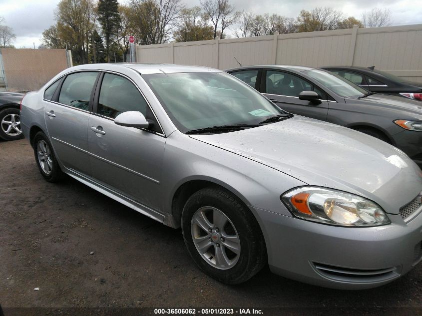 2016 CHEVROLET IMPALA LIMITED LS - 2G1WA5E37G1131800