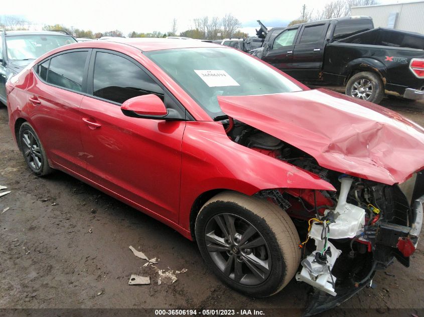 2018 HYUNDAI ELANTRA SEL - 5NPD84LF5JH228680