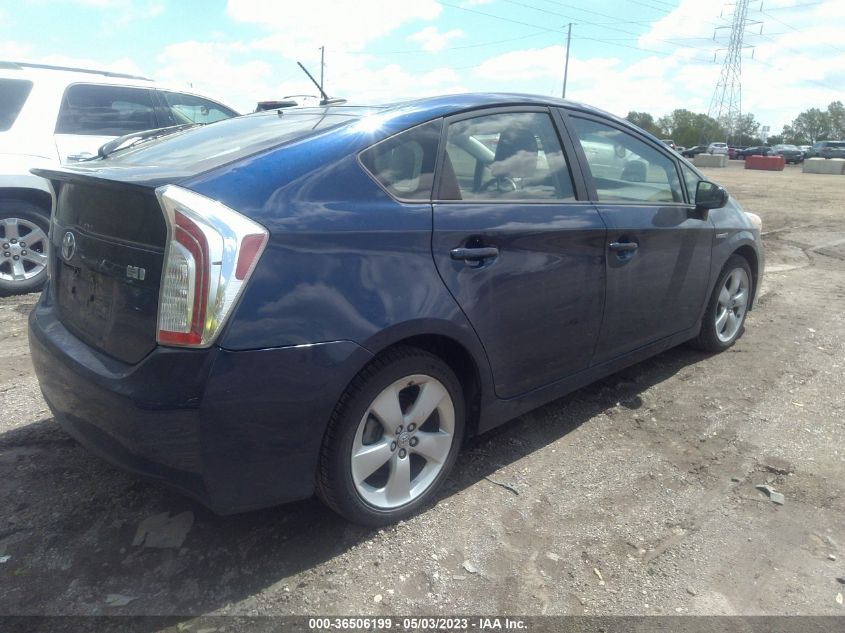 2013 TOYOTA PRIUS ONE/TWO/THREE/FOUR/FIVE - JTDKN3DU4D1634842