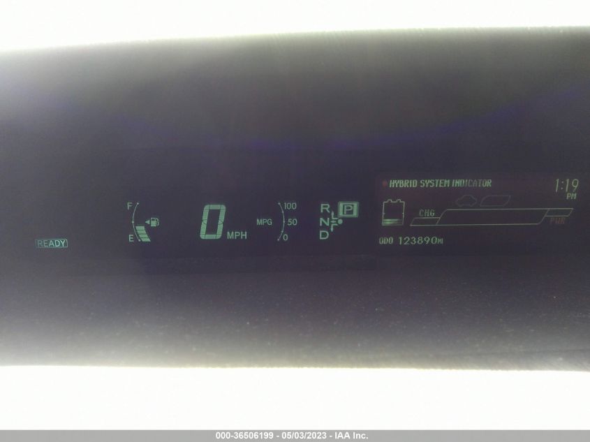 2013 TOYOTA PRIUS ONE/TWO/THREE/FOUR/FIVE - JTDKN3DU4D1634842