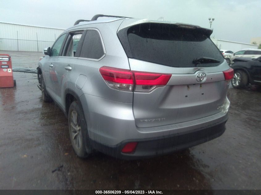 2019 TOYOTA HIGHLANDER SE/XLE - 5TDJZRFH7KS991533