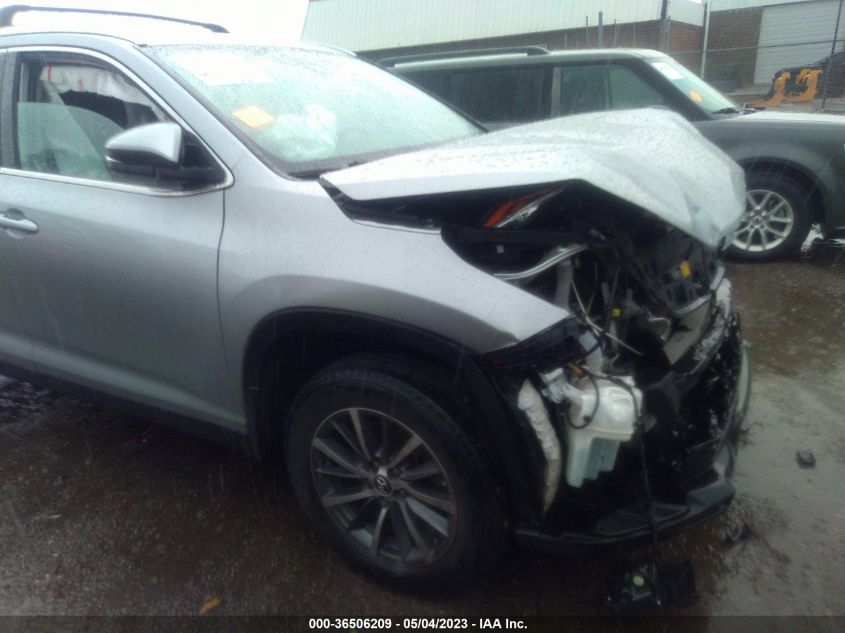 2019 TOYOTA HIGHLANDER SE/XLE - 5TDJZRFH7KS991533