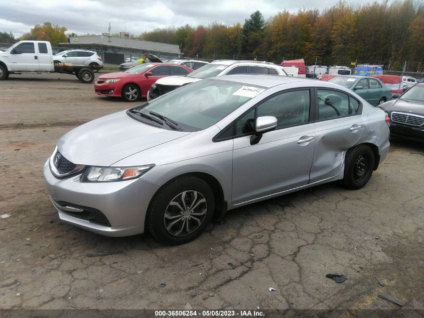 2014 HONDA CIVIC SEDAN LX - 2HGFB2F52EH539856