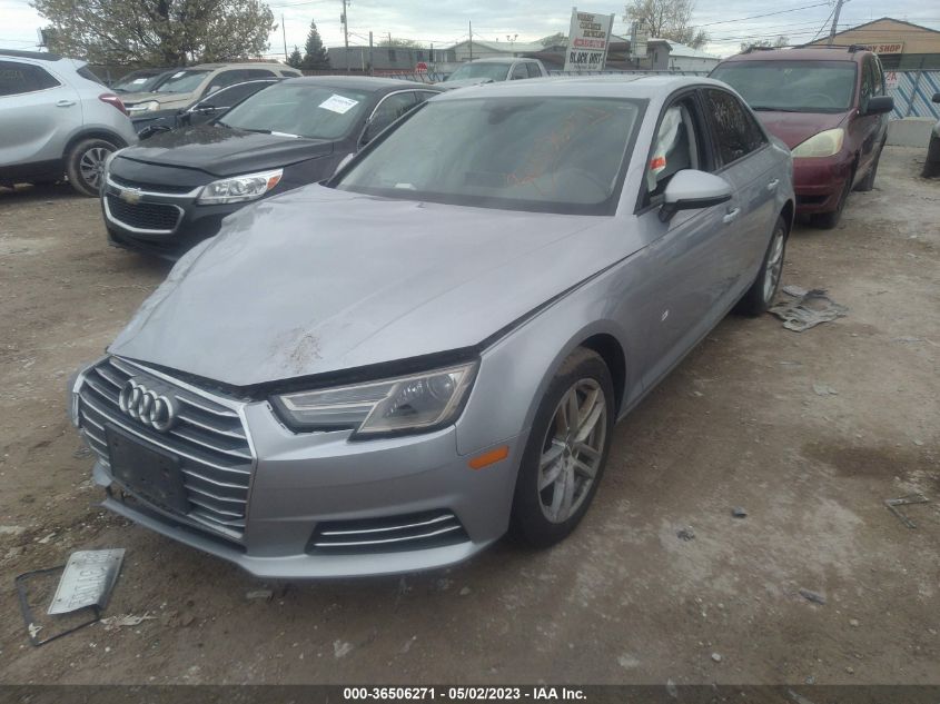 2017 AUDI A4 PREMIUM - WAUANAF48HN020370