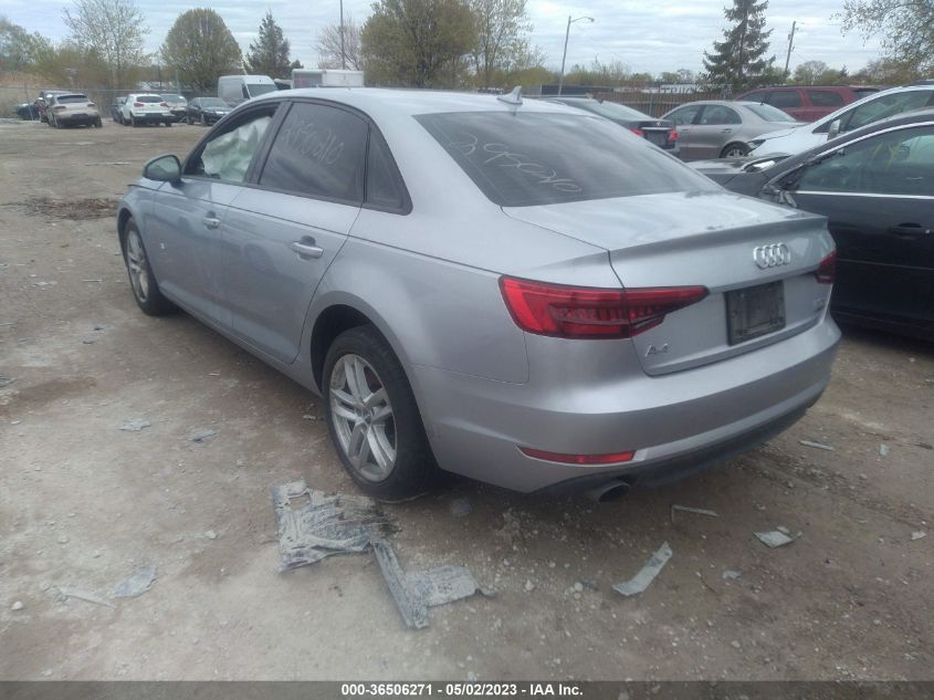 2017 AUDI A4 PREMIUM - WAUANAF48HN020370