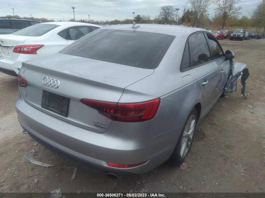 2017 AUDI A4 PREMIUM - WAUANAF48HN020370