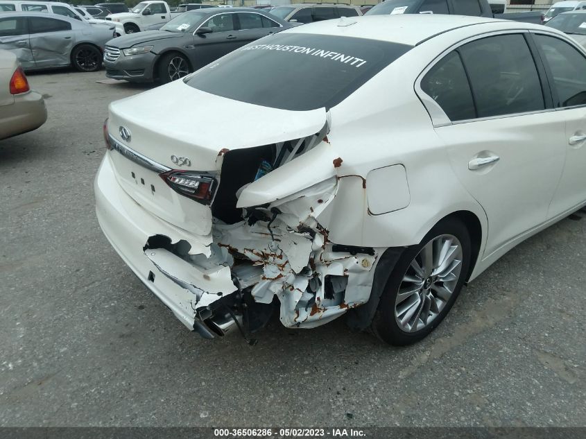 2021 INFINITI Q50 3.0T LUXE - JN1EV7BP0MM700435