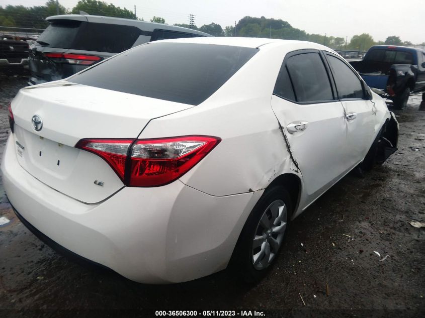 2014 TOYOTA COROLLA L/LE/S/S PLUS/LE PLUS - 5YFBURHE6EP143839