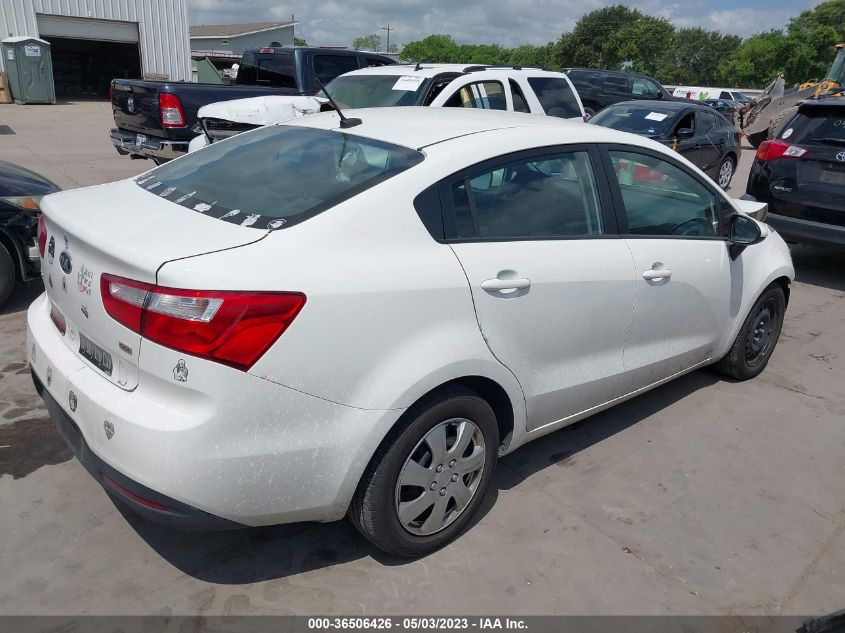 2015 KIA RIO LX - KNADM4A36F6449532