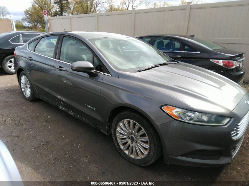 2014 FORD FUSION S HYBRID - 3FA6P0UU2ER394973