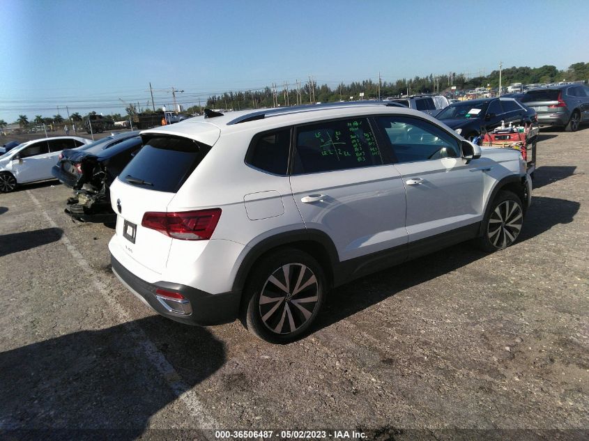 2022 VOLKSWAGEN TAOS SE - 3VVRX7B20NM009314