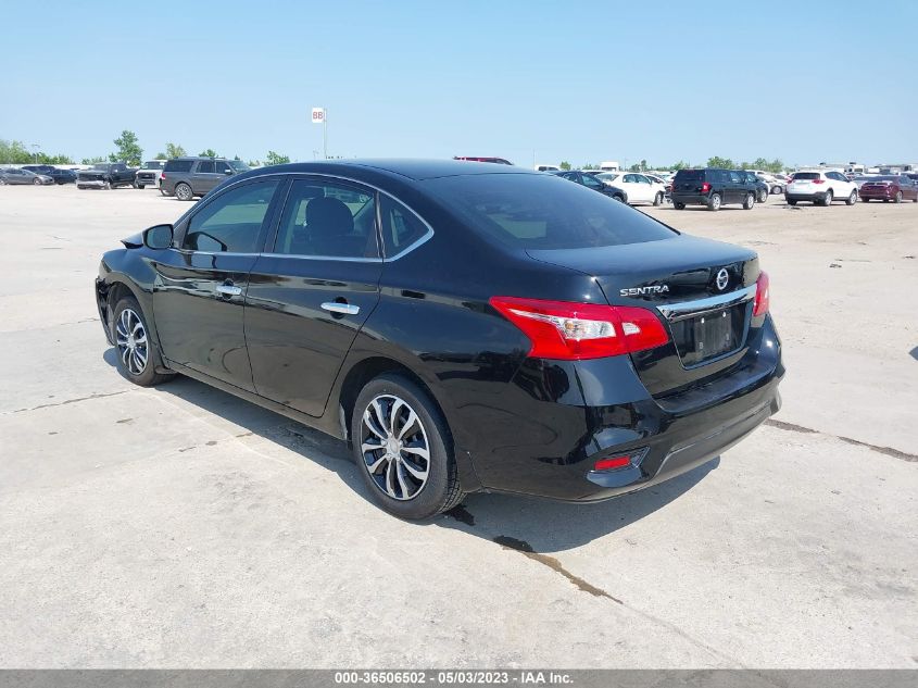 2016 NISSAN SENTRA S - 3N1AB7AP0GY300708