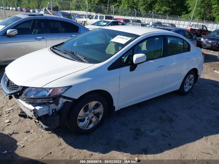 2014 HONDA CIVIC SEDAN LX - 19XFB2F54EE058744