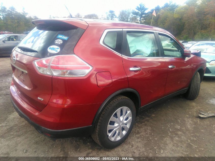 2015 NISSAN ROGUE S/SL/SV - KNMAT2MV7FP555900