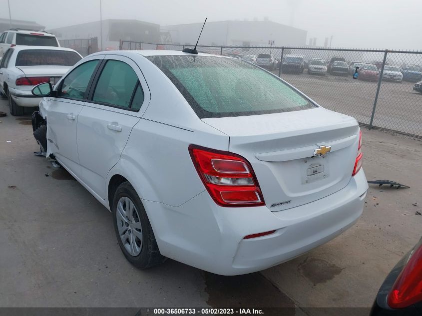2017 CHEVROLET SONIC LS - 1G1JB5SHXH4122506