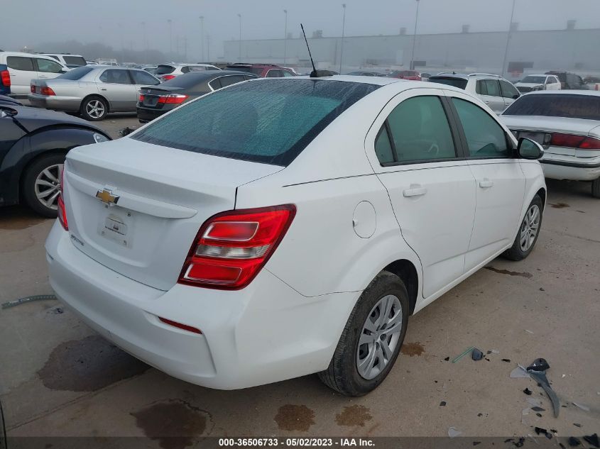 2017 CHEVROLET SONIC LS - 1G1JB5SHXH4122506