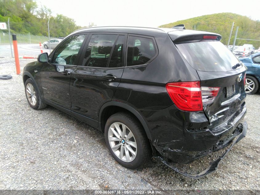 2016 BMW X3 XDRIVE28I - 5UXWX9C55G0D68610