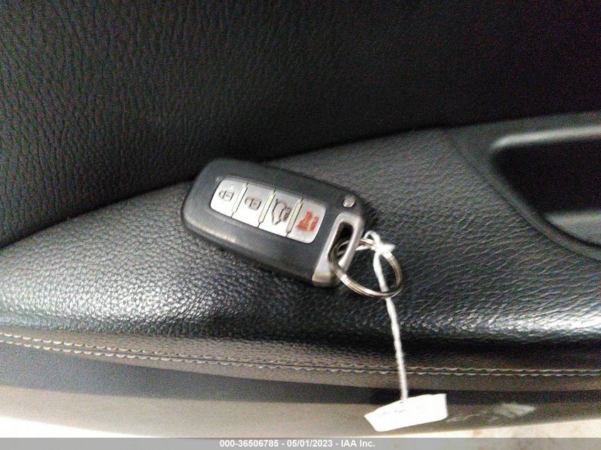 2013 HYUNDAI VELOSTER TURBO W/BLACK INT - KMHTC6AE2DU178553