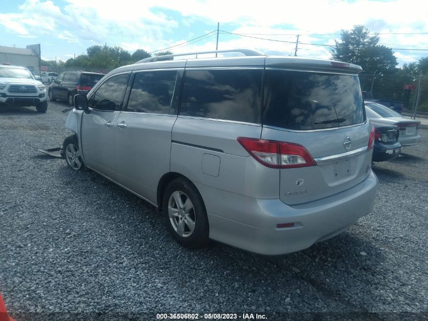 2016 NISSAN QUEST SV/S/PLATINUM/SL - JN8AE2KP3G9154417