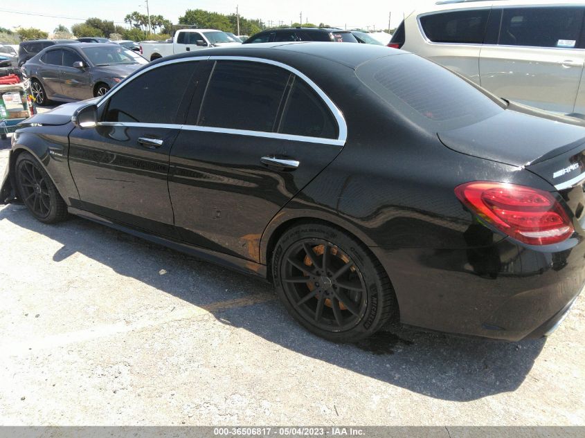 2017 MERCEDES-BENZ C-CLASS AMG C 63 - 55SWF8GB2HU216944