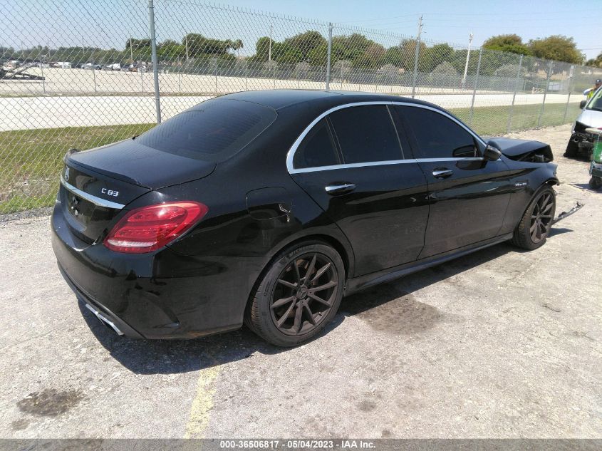 2017 MERCEDES-BENZ C-CLASS AMG C 63 - 55SWF8GB2HU216944