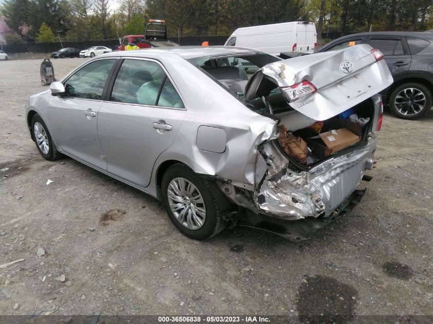 2013 TOYOTA CAMRY L/LE/SE/XLE - 4T4BF1FK4DR313199