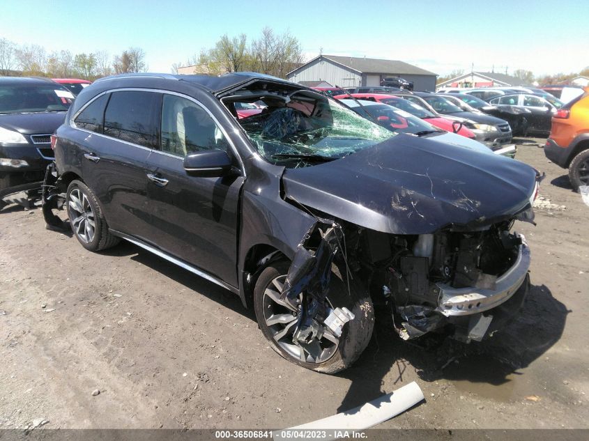 2019 ACURA MDX W/ADVANCE PKG - 5J8YD4H80KL013181
