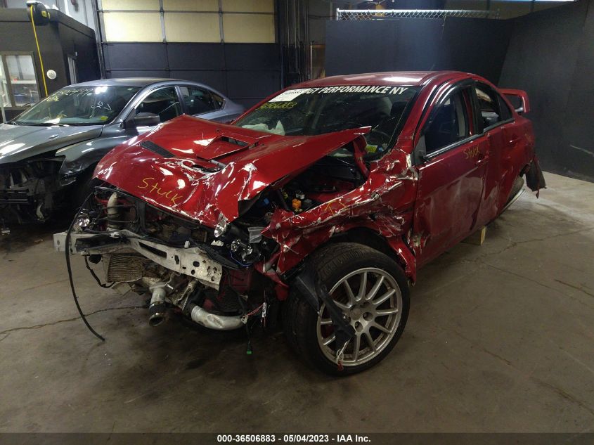 2014 MITSUBISHI LANCER EVOLUTION GSR JA32W8FV4EU006679