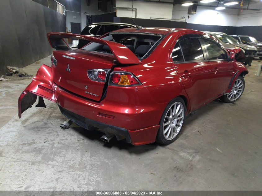 2014 MITSUBISHI LANCER EVOLUTION GSR JA32W8FV4EU006679