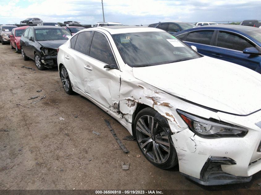 2021 INFINITI Q50 3.0T SENSORY - JN1EV7CP0MM706346