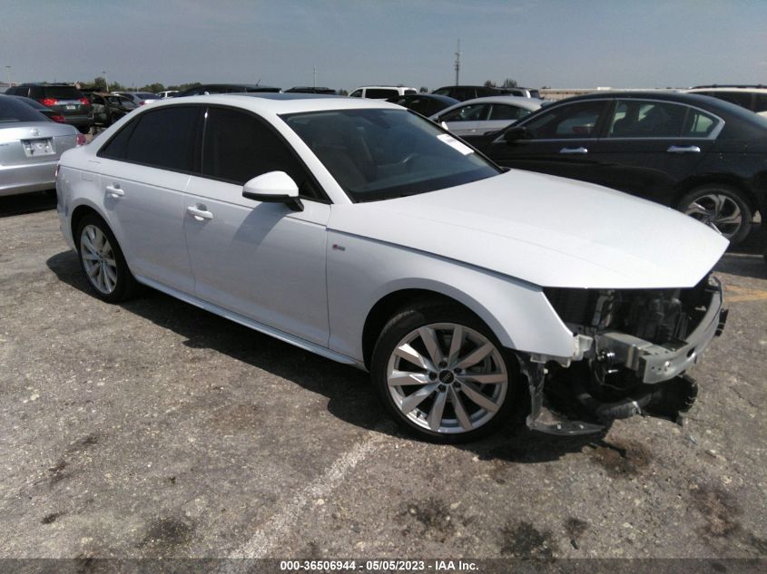 2018 AUDI A4 PREMIUM/TECH PREMIUM - WAUKMAF49JN016048