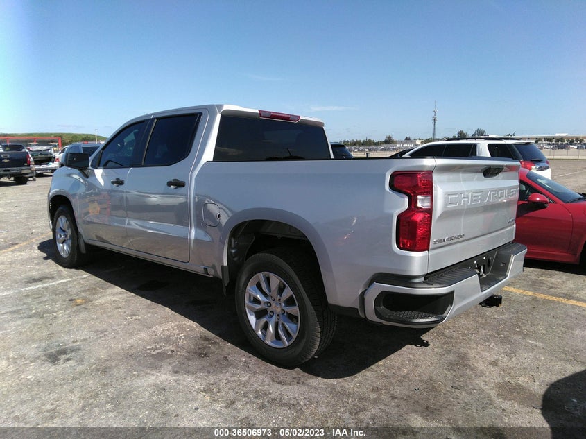 VIN 1GCPABEK3NZ522366 2022 CHEVROLET SILVERADO 1500 CUSTOM