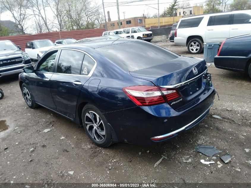 2017 HONDA ACCORD SEDAN LX - 1HGCR2F3XHA272983