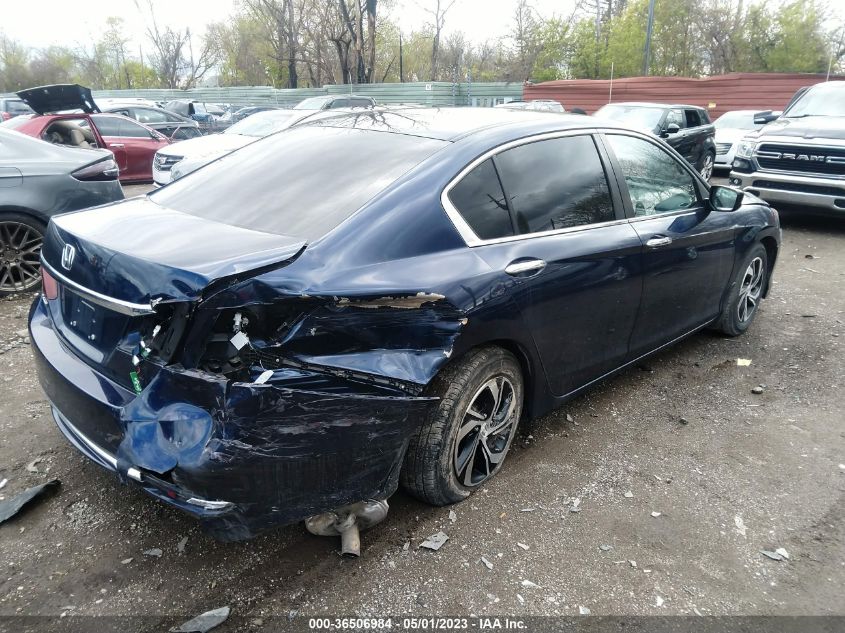 2017 HONDA ACCORD SEDAN LX - 1HGCR2F3XHA272983