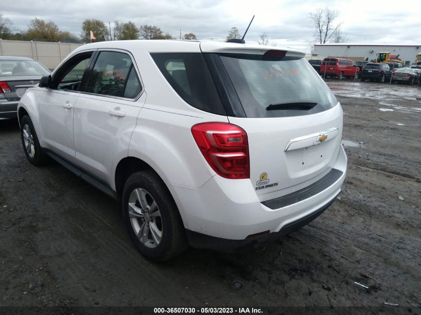 2017 CHEVROLET EQUINOX LS - 2GNALBEK6H1522849