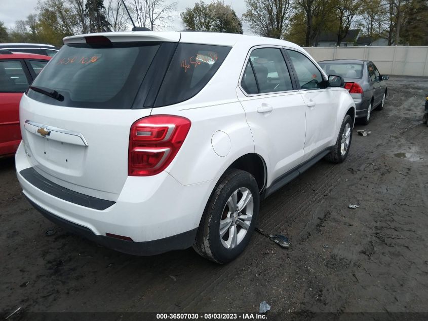 2017 CHEVROLET EQUINOX LS - 2GNALBEK6H1522849