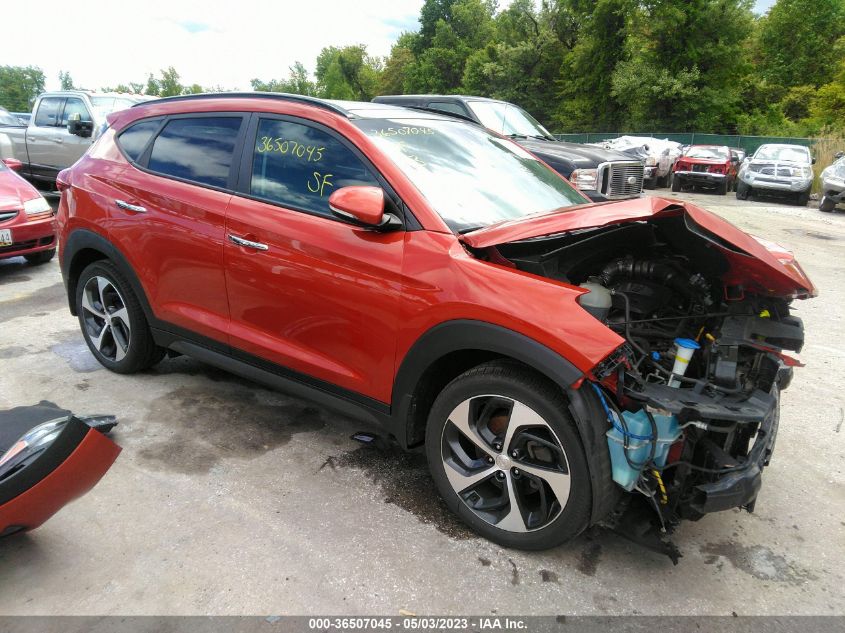 2016 HYUNDAI TUCSON LIMITED - KM8J3CA24GU062318