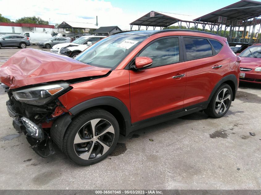 2016 HYUNDAI TUCSON LIMITED - KM8J3CA24GU062318
