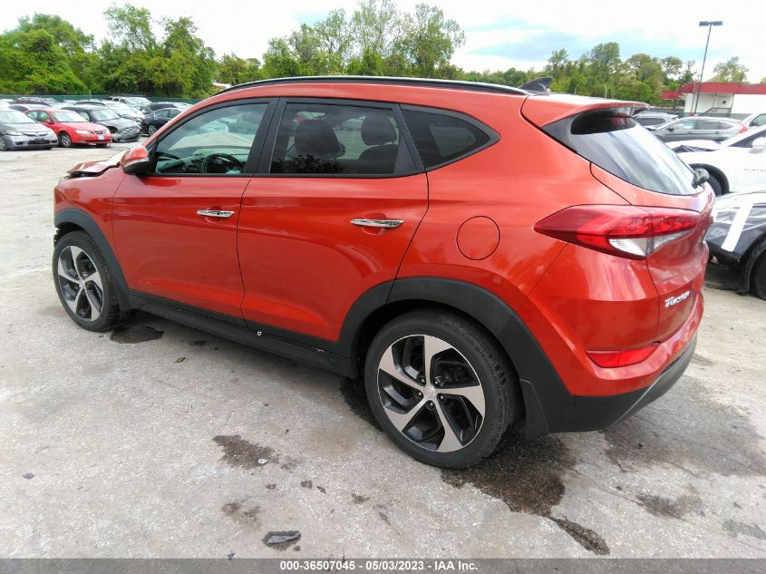2016 HYUNDAI TUCSON LIMITED - KM8J3CA24GU062318