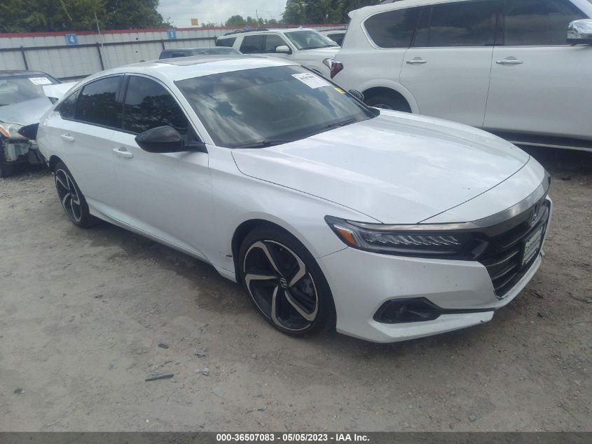 2022 HONDA ACCORD SEDAN SPORT - 1HGCV2F33NA018619