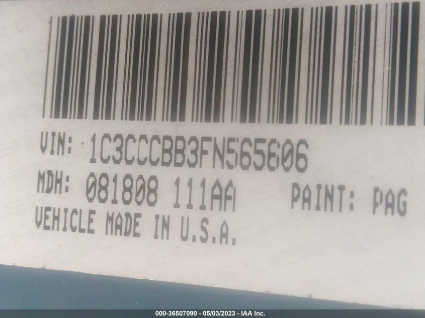 2015 CHRYSLER 200 S - 1C3CCCBB3FN565606