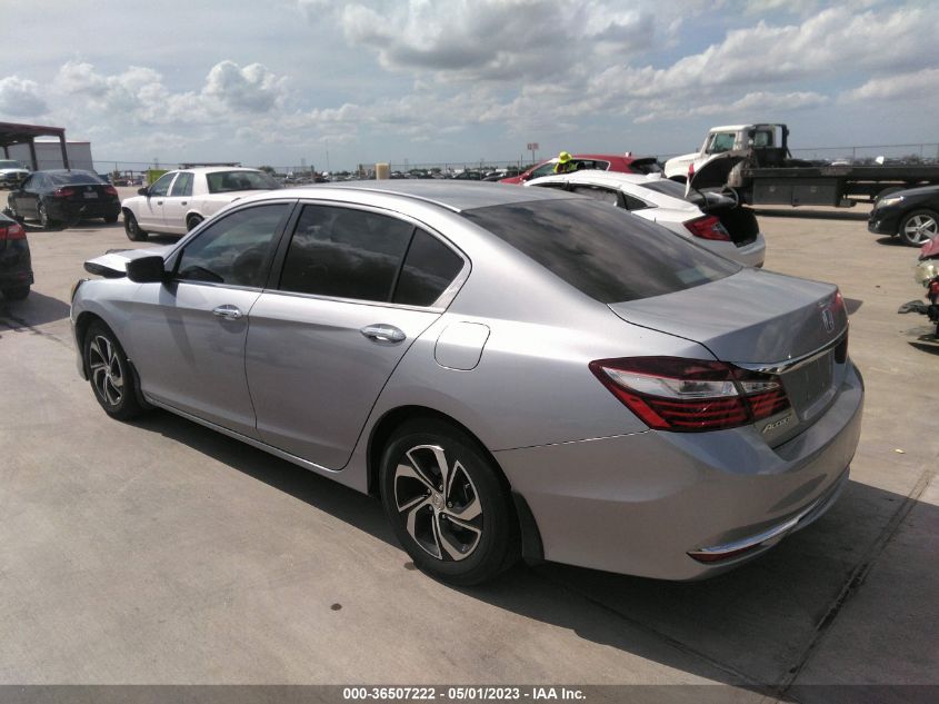 2016 HONDA ACCORD SEDAN LX - 1HGCR2F31GA070113