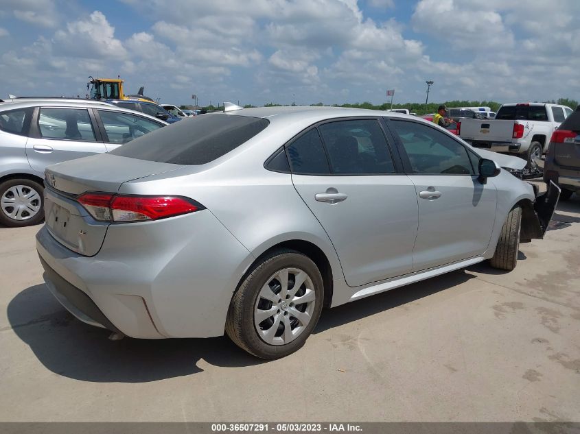 2022 TOYOTA COROLLA LE - 5YFEPMAE9NP299035