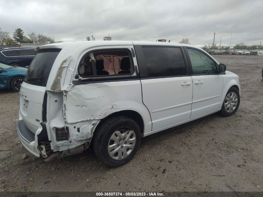 2016 DODGE GRAND CARAVAN SE - 2C4RDGBG8GR257440