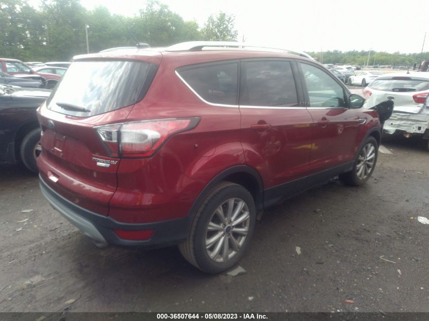 2017 FORD ESCAPE TITANIUM - 1FMCU9JD4HUA97999