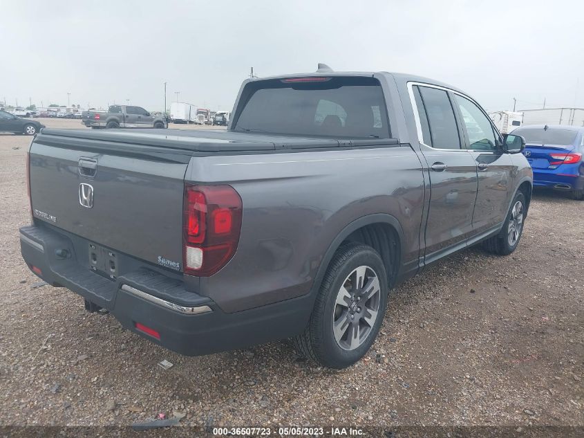 2017 HONDA RIDGELINE RTL - 5FPYK2F53HB003460